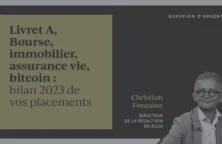 Livret A, Bourse, immobilier, assurance vie, bitcoin : bilan 2023 de vos placements